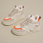 Damen Hohe Sneakers mit weichem Innenfutter und modischem Design R&B