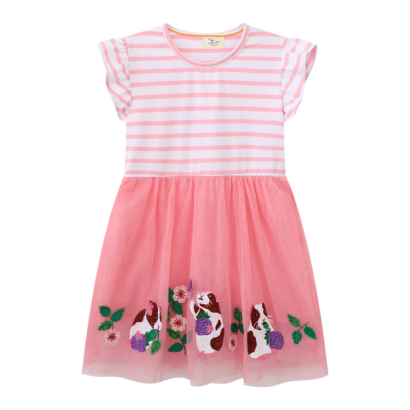 Mädchen Tüllkleid mit verspieltem Design R&B