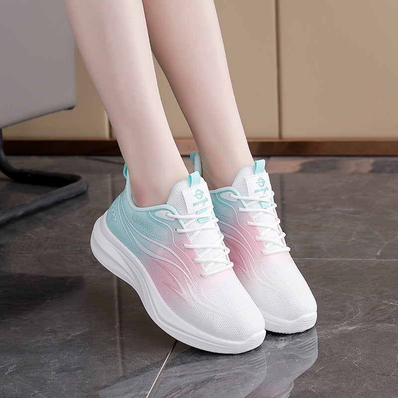 Damen Sportliche Sneakers mit flexibler Dämpfung und atmungsaktivem Netzmaterial R&B