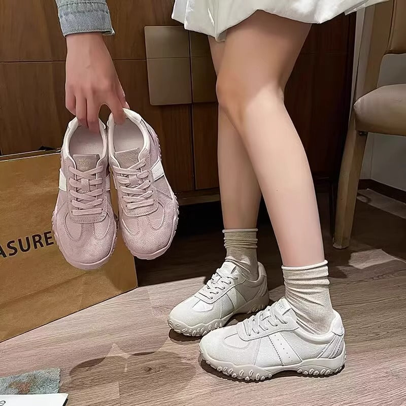 Damen Sportliche Sneakers mit innovativer Sohle und hochwertigem Wildleder-Obermaterial R&B