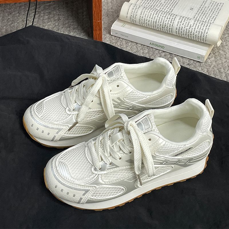 Damen Athletische Sneakers mit atmungsaktiver Mesh-Oberfläche und dämpfender Sohle R&B