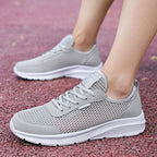 Damen Atmungsaktive Mesh-Sneaker mit flexibler Laufsohle und stabiler Dämpfung