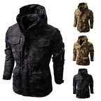 Herren Outdoor-Jacke mit camouflage Design und praktischen Taschen