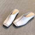 Damen Bequeme Clogs mit modischem Schnitt und weichem Leder