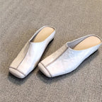Damen Bequeme Clogs mit modischem Schnitt und weichem Leder