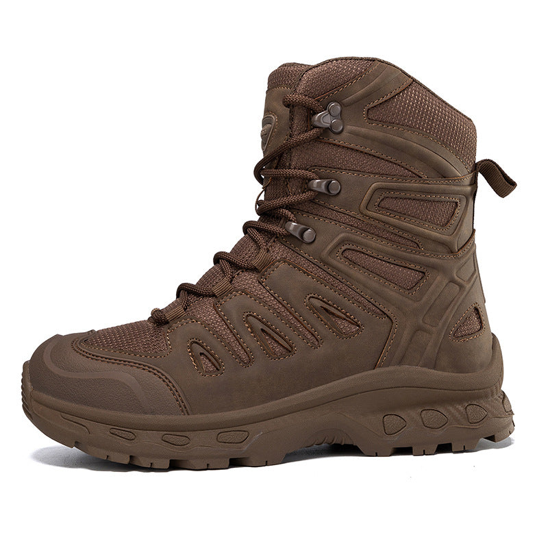 Herren Multifunktionale Tactical Boots mit hohem Knöchelschutz und rutschfester Sohle R&B