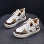 Damen modische Chunky Sneakers mit kuscheligem Innenfutter und strapazierfähigem Obermaterial R&B
