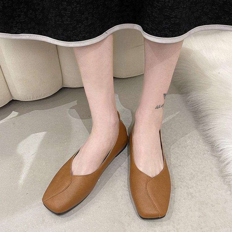 Damen Ballerinas mit spitzer Kappe und komfortablem Fußbett R&B