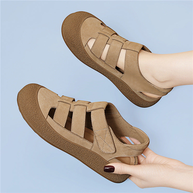 Damen Komfortable Freizeitsandalen mit verstellbaren Riemen R&B