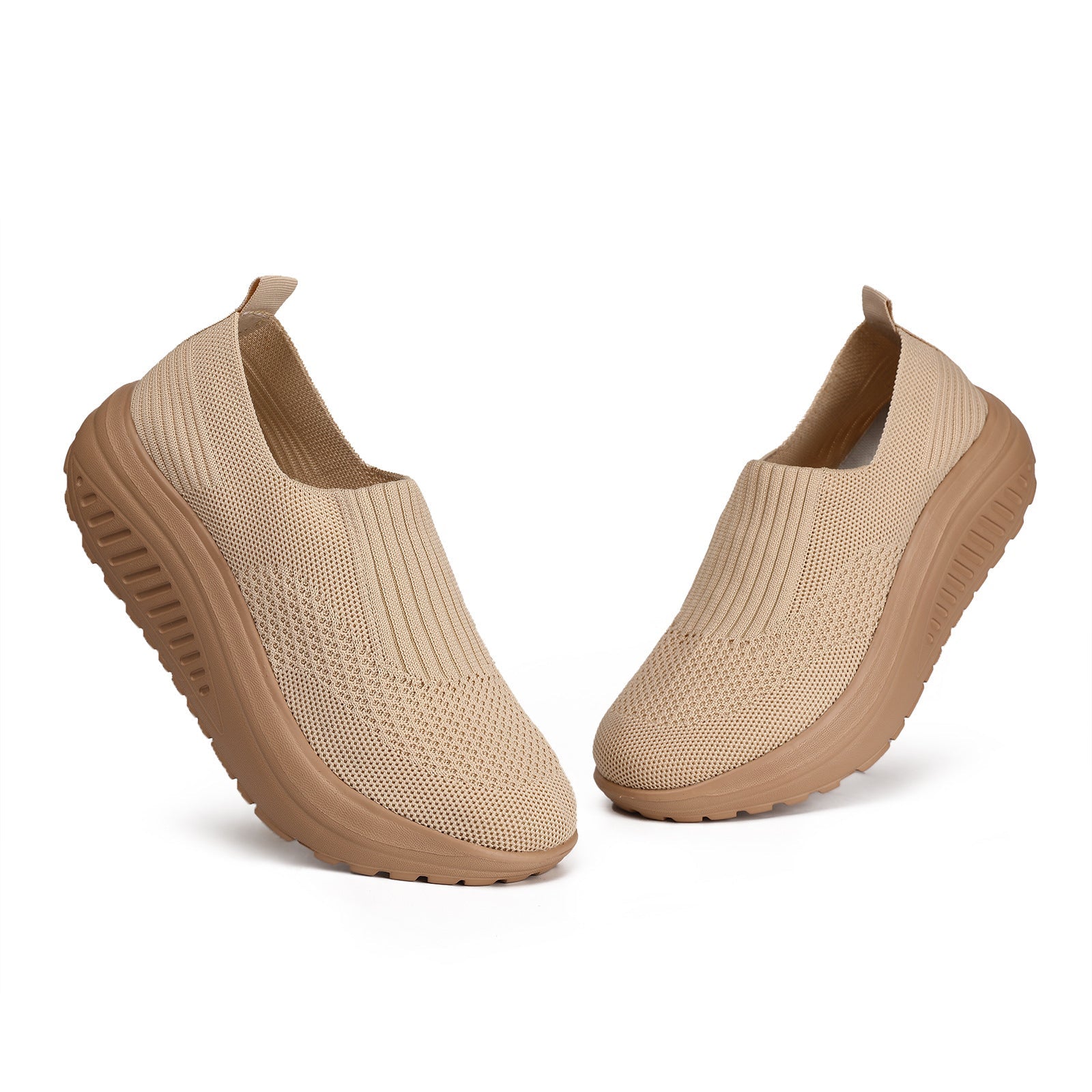 Damen Freizeitsneaker mit elastischem Mesh-Obermaterial und dämpfender Sohle