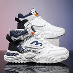 Damen Hohe Sneakers mit modernen grafischen Akzenten und stabiler Sohle