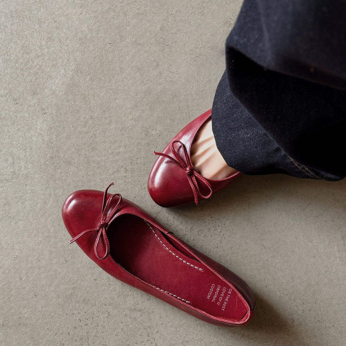 Damen Ballerinas mit dekorativem Schleifendetail R&B