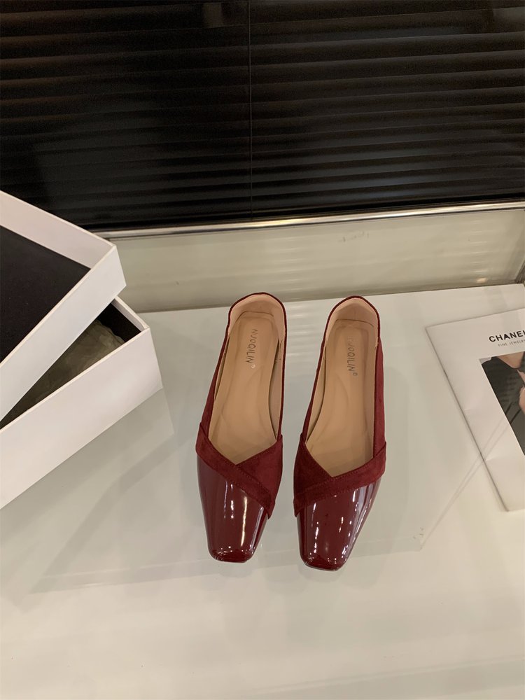 Damen elegante Slingback-Pumps mit modischem Glanz und komfortablem Fußbett R&B