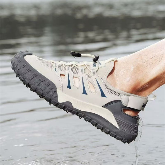 Damen Sportliche Outdoor-Sandalen mit atembraumsaktivem Obermaterial und rutschfester Sohle R&B