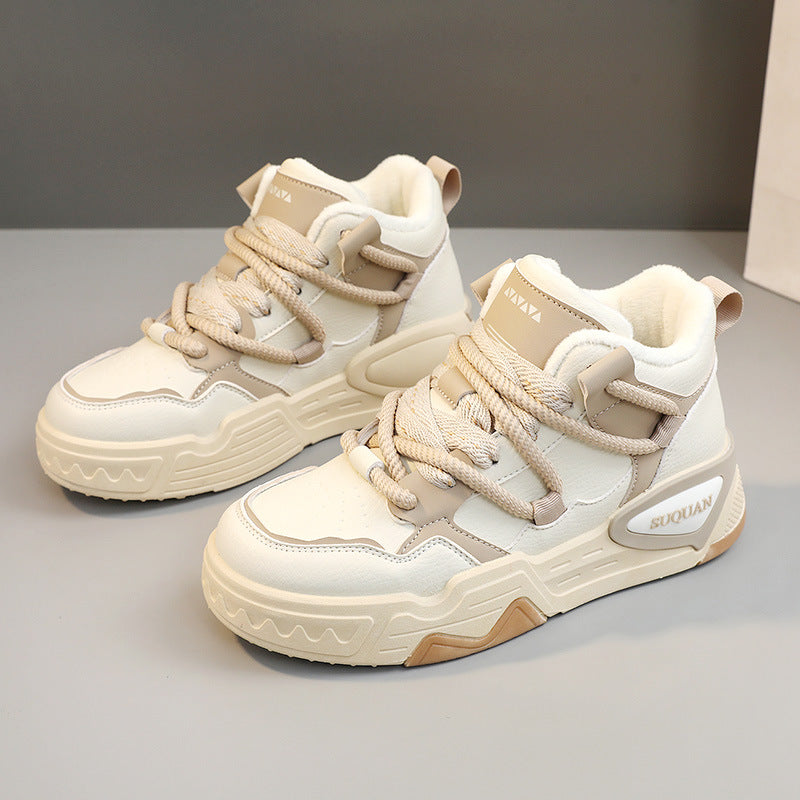 Damen High-Top Sneakers mit ergonomischem Dämpfungssystem und modischem Design R&B