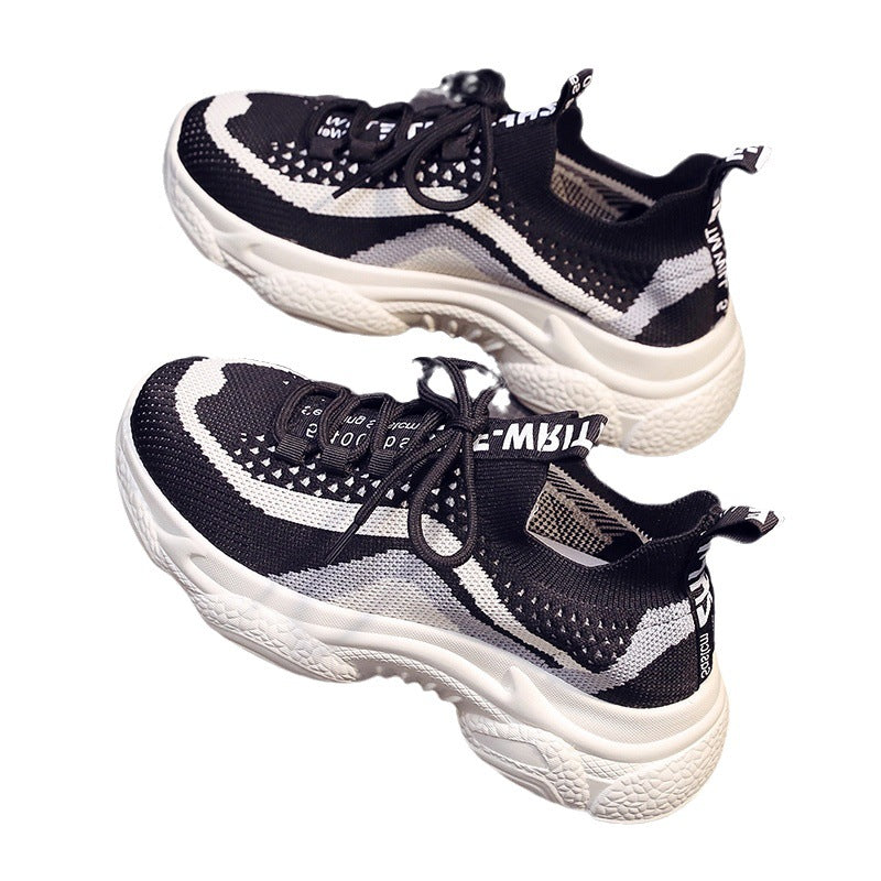 Damen Sportliche Sneakers mit atmungsaktivem Mesh-Obermaterial R&B