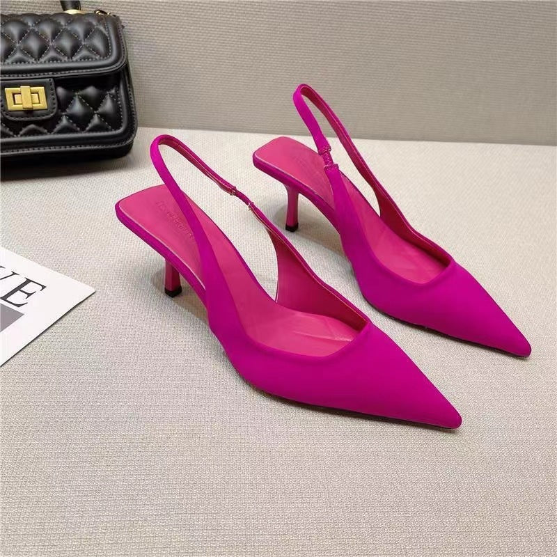 Damen Slingback-Pumps mit spitzem Zehenbereich und elegantem Design R&B