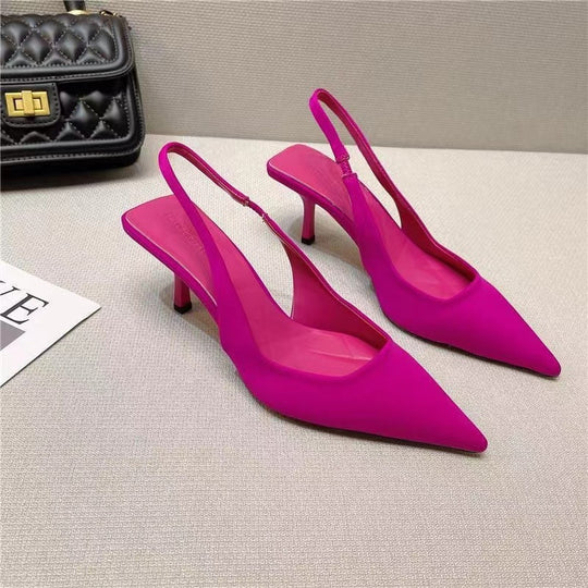 Damen Slingback-Pumps mit spitzem Zehenbereich und elegantem Design R&B