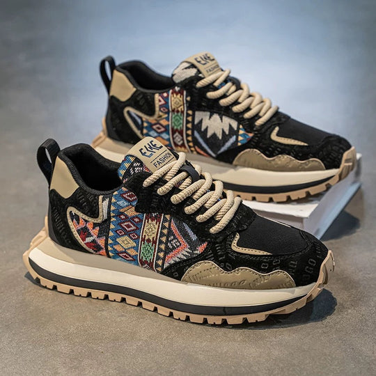 Damen Bequeme Ethno-Sneaker R&B