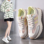 Damen Modische Plateau-Sneaker mit bequemem Fußbett und sportlichem Design R&B