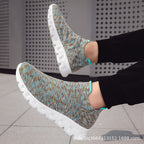 Damen Strick-Sneaker mit flexibler Sohle und atmungsaktivem Obermaterial