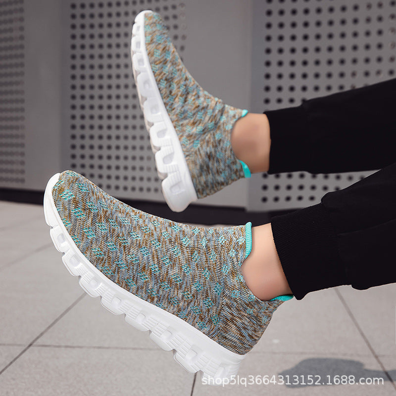 Damen Strick-Sneaker mit flexibler Sohle und atmungsaktivem Obermaterial