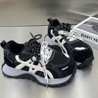 Damen Sportliche Sneakers mit atmungsaktivem Mesh und dämpfender Sohle R&B