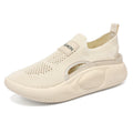 Damen Bequeme Slip-On Sneakers mit atmungsaktiver Mesh-Oberfläche und flexibler Sohle R&B
