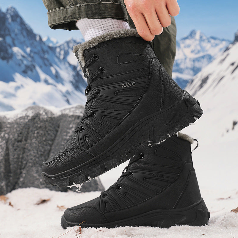 Damen Warmfutter Winterstiefel mit rutschfester Sohle und schnellem Schnellschnürsystem R&B
