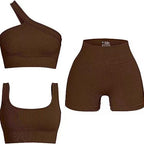 Damen Sport-BH und Shorts Set R&B