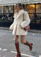 R&B | Elegante Damen Winterjacke mit Weichem Kunstpelz