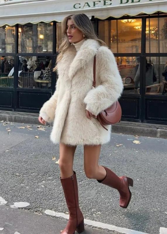 R&B | Elegante Damen Winterjacke mit Weichem Kunstpelz