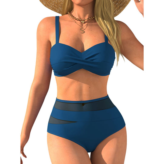Damen Hochtaillierter Bikini mit modischem Twist R&B