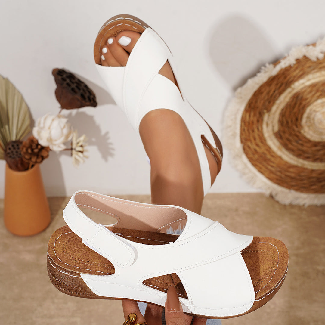 Damen Komfortable Wedge-Sandalen mit ergonomischem Design und atmungsaktiver Sohle R&B