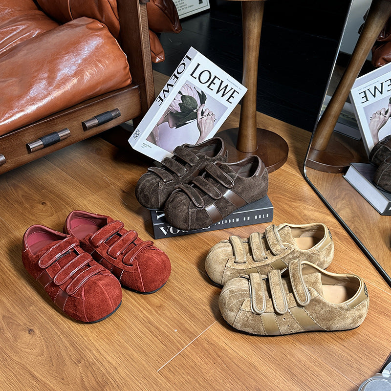 Damen Sportliche Clogs mit praktischen Klettverschluss und bequemer Dämpfung R&B