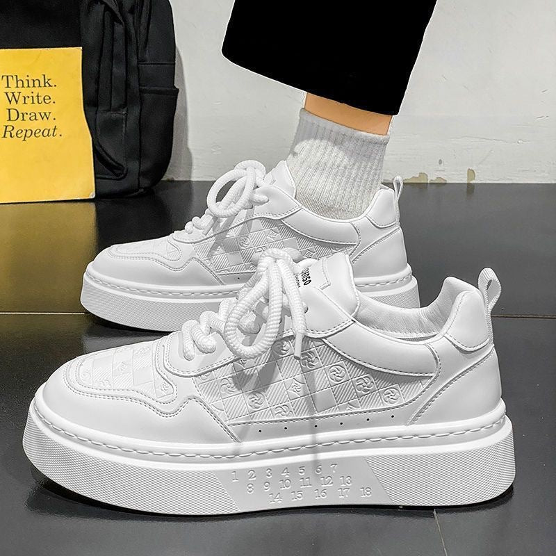 Damen Sportliche Plateau Sneakers mit modischem Obermaterial und ergonomischer Sohle