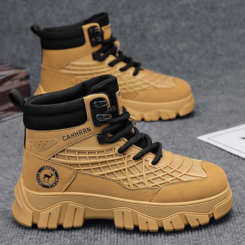Damen Hohe und robuste Sneakers mit strapazierfähigem Obermaterial und rutschfester Sohle R&B