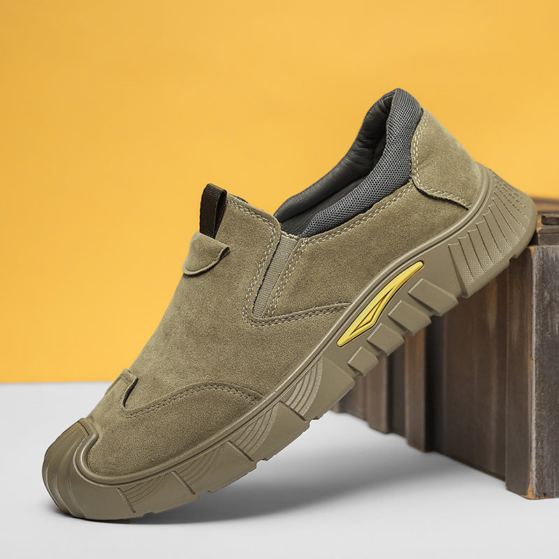 Herren elegante Slip-On Freizeitschuhe im sportlichen Design R&B