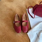 Damen Ballerinas mit verstellbarem Riemchen und gepolsterter Innensohle R&B