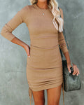 Damen Figurumspielendes Kleid mit lässigem Schnitt R&B