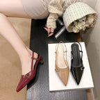 Damen Elegante Slingback-Pumps mit modischem Finishing R&B