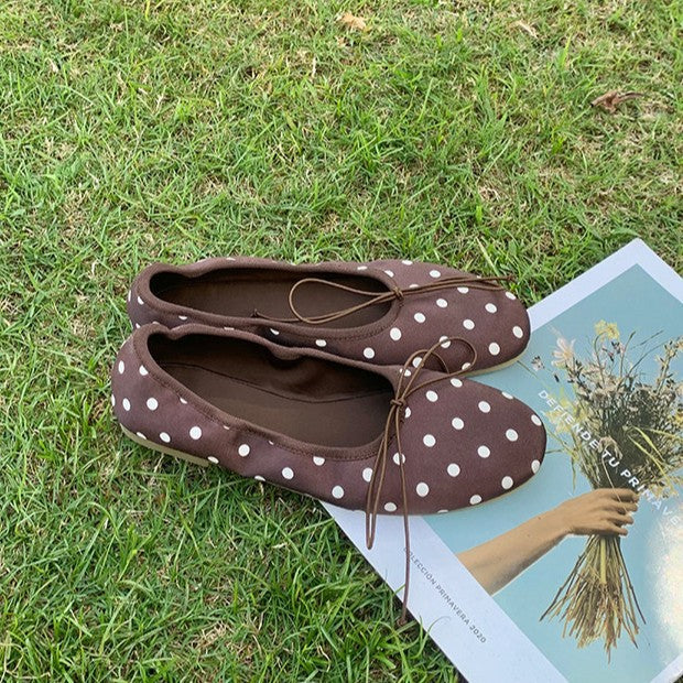 Damen Ballerinas mit femininem Schleifenakzent und weicher Innensohle R&B