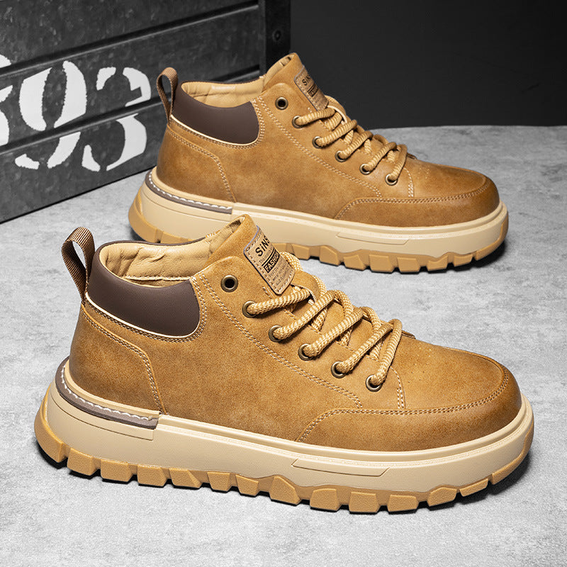 Damen Robuste High-Top Sneakers mit rutschfester Sohle und atmungsaktivem Obermaterial R&B