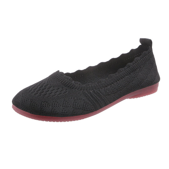 Damen Strick-Ballerinas R&B