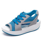 Damen Sportliche Plateau-Sandalen R&B