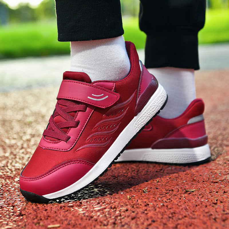 Damen Sportliche Sneaker mit praktischem Klettverschluss und atmungsaktiver Oberflächenstruktur R&B