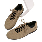 Damen Sneakers im modischen Vintage-Look mit atmungsaktiver Schnürung und gepolsterter Innensohle R&B