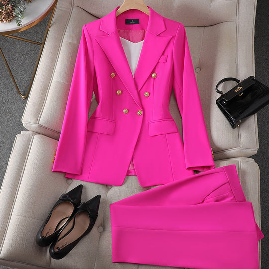 R&B | Overall Maßgeschneiderter Schnitt Zweireiher Blazer Individuelle Passform