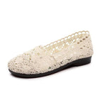 Damen elegante und atmungsaktive Spitzenschuhe