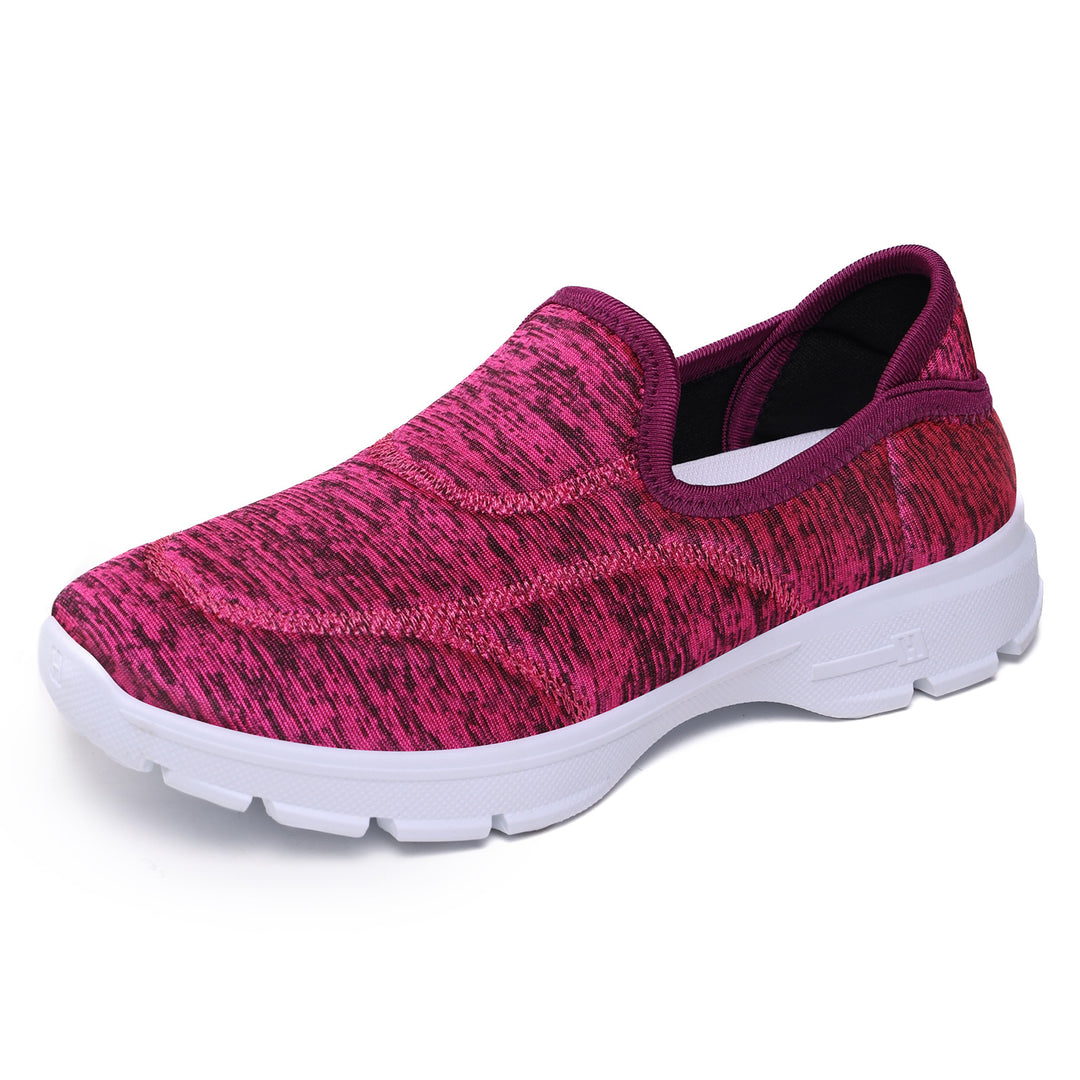 Damen Bequeme Slip-On Sneakers mit rutschfester Sohle und atmungsaktivem Obermaterial R&B